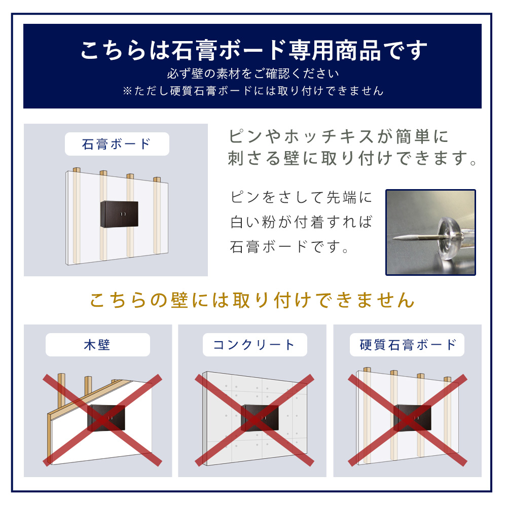 こちらは石膏ボード専用商品です