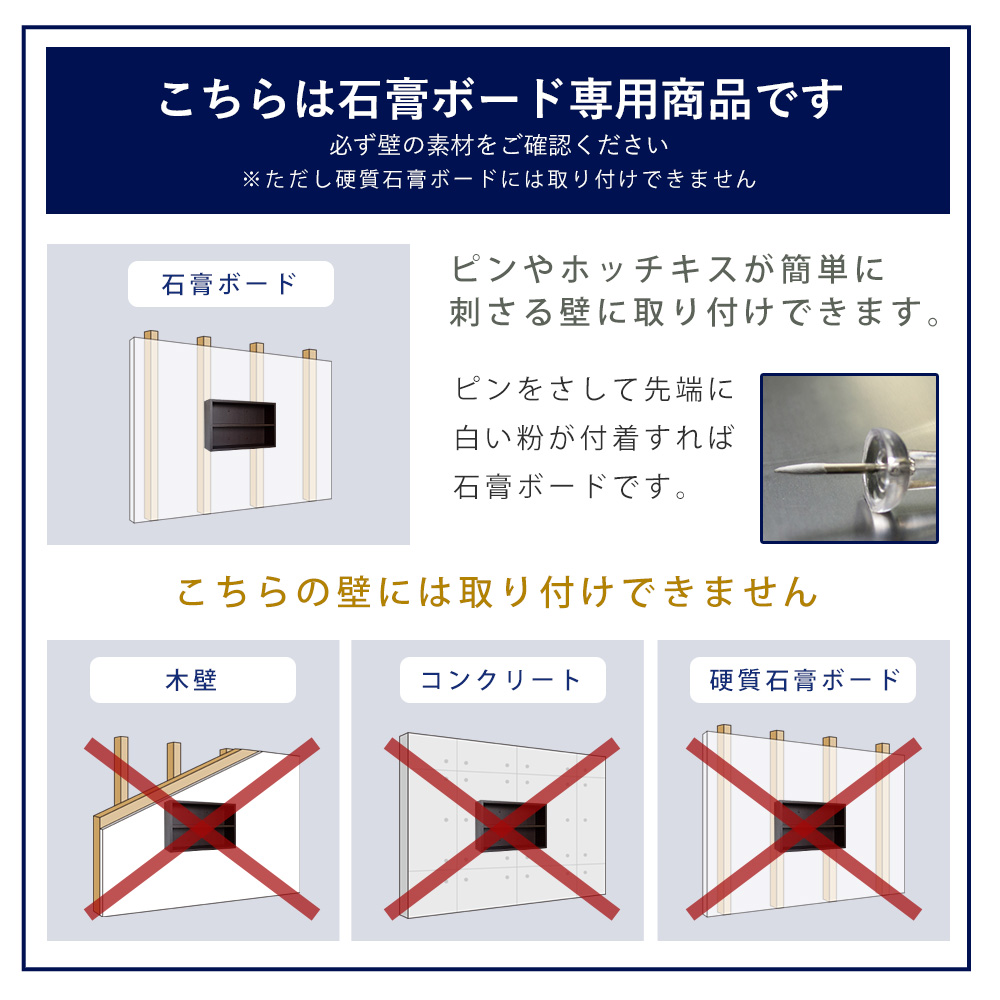 こちらは石膏ボード専用商品です