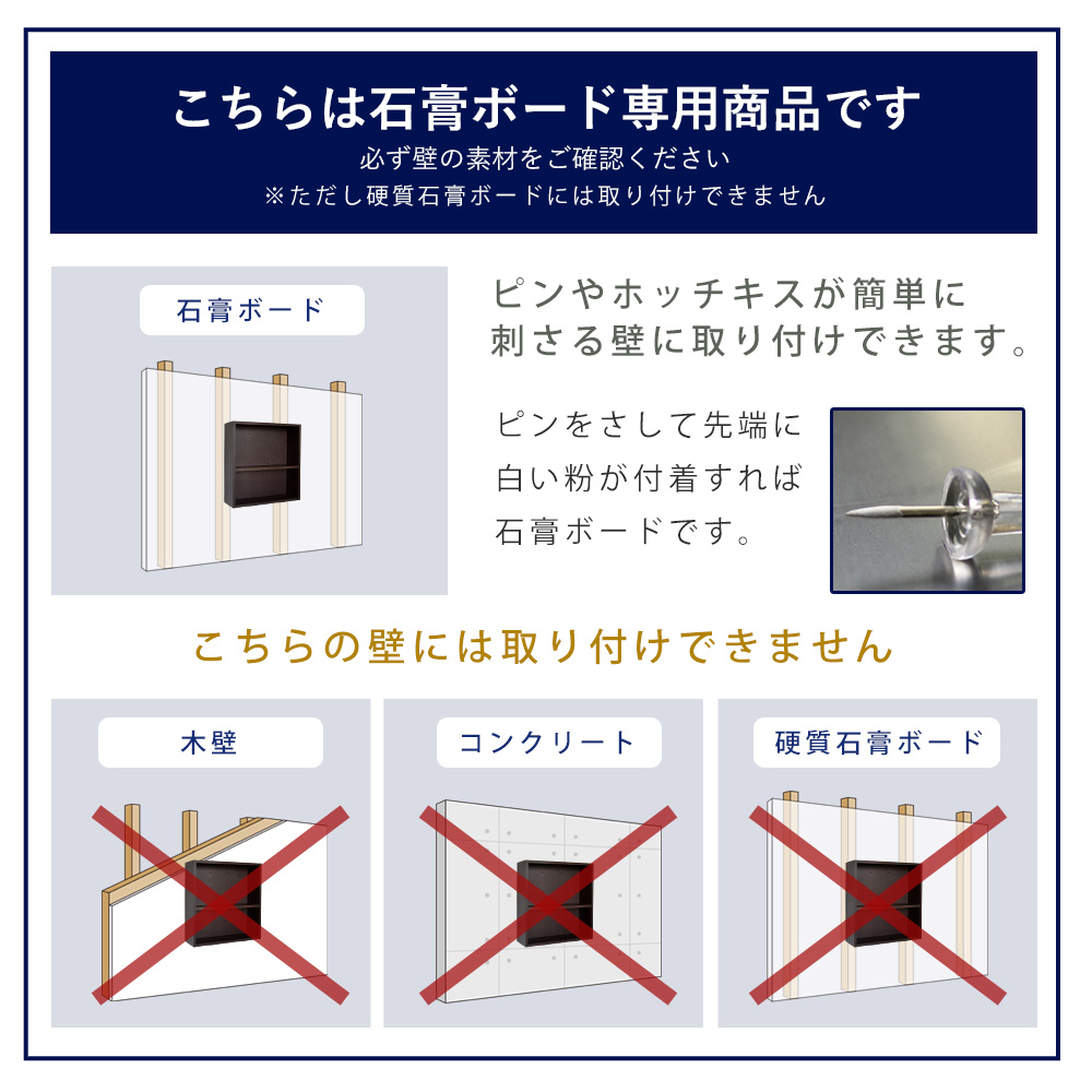 こちらは石膏ボード専用商品です