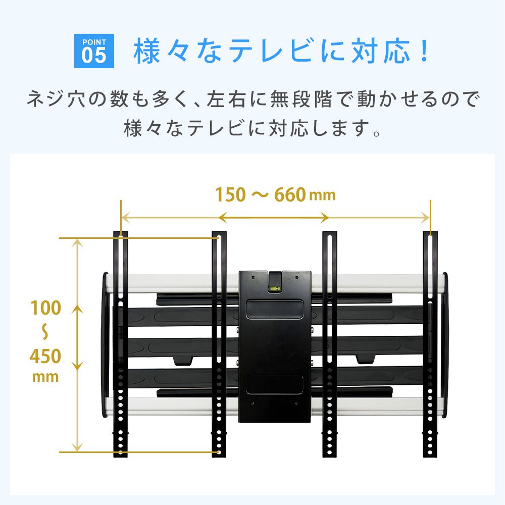 様々なテレビに対応