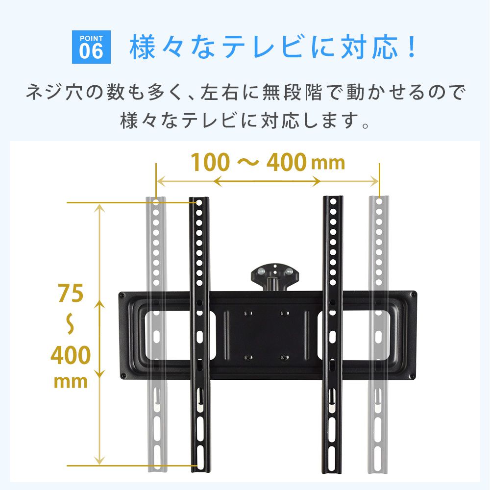 様々なテレビに対応