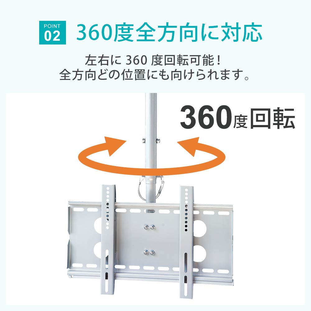 360度全方向に対応